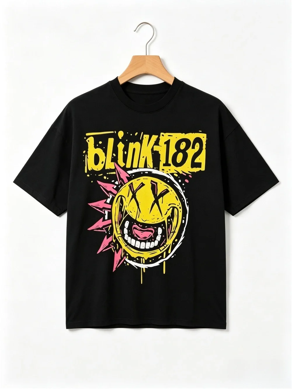 Blink 182 Shirt, Retro Blink 182 Concert Graphics Womens Mens T-shirt Unisex